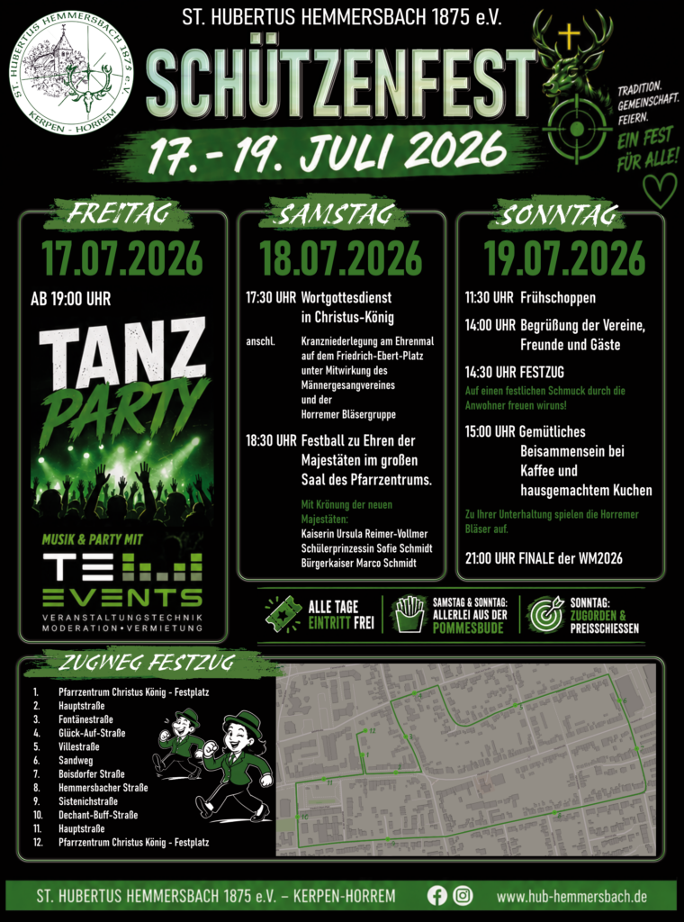 Plakat Schützenfest 2026